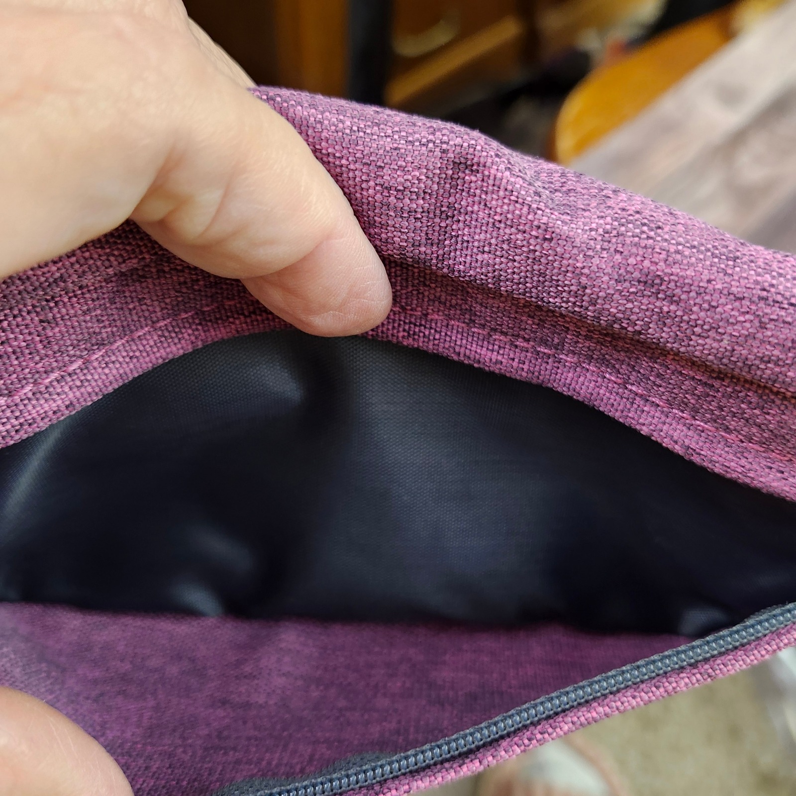 Waterfly Fanny Pack Heather Purple Nylon Waist Bag Nwt Adjustable Travel Hiking — image 6 of 8